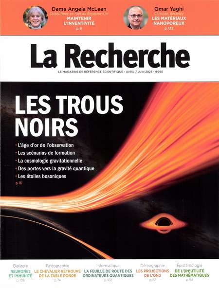 Abonement LA RECHERCHE - Decouvrez la nouvelle formule de La Recherche : plus attractive, d'une lecture plus accessible mais toujours aussi rigoureuse, la nouvelle Recherche a pour ambition d'etre un journal scientifique francophone de reference. Magazine (...)